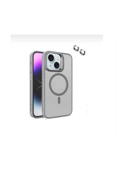 OLEA AKSESUAR iPhone 14 Plus/ 15 Plus Compatible Magsafe Lens Protection Gift...