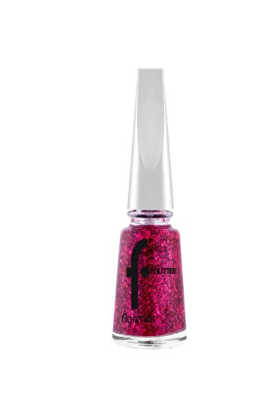 Flormar Glitter Yarı Transparan & Parlak Bitişli Simli Oje