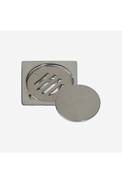 Made in Italia Floor Drain with Screw-Fixed Grid 10×10 cm | Shlusservalve