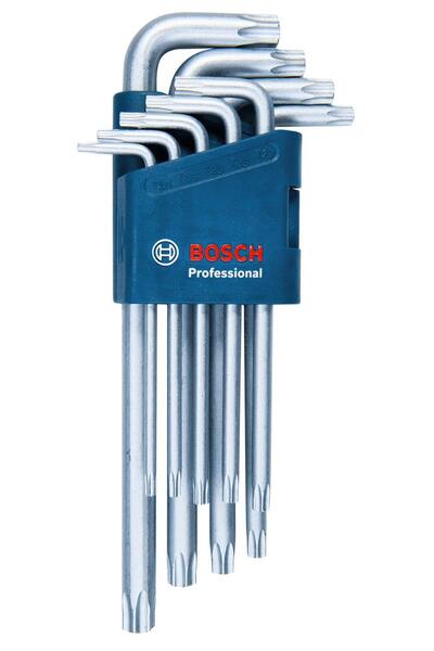 Bosch Profesyonel T10 - T50 Delikli Torx Alyan Takımı 9 Parça 1600A01TH4