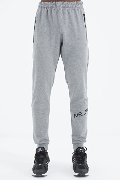 diğer1234 Ανδρική φόρμα κάτω AIRJONES Gale Grey Melange Jogger — M