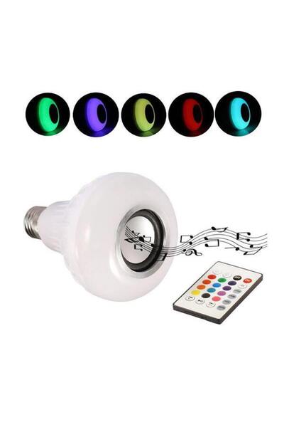 Vivendo Bec bluetooth LED cu boxa, jocuri de lumini si telecomanda