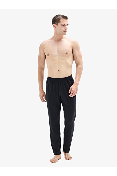Blackspade Men's Long Black Single Bottom Modal Fabric Relaxed Cut Single Bot...
