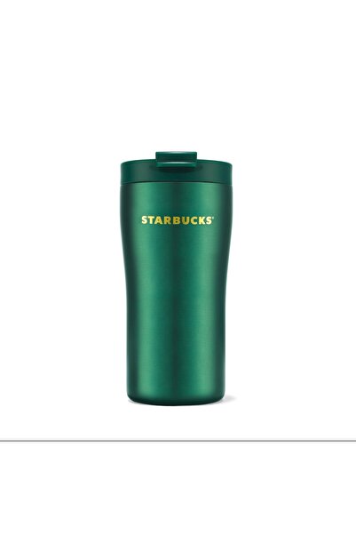 Starbucks Limited Edition Yeşil Fırçalanmış Paslanmaz Çelik Termos 473ml