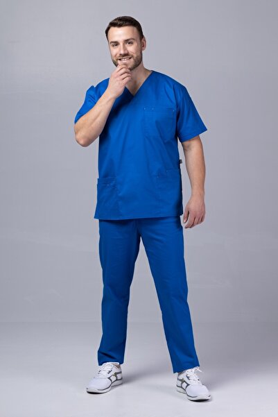 tag Costum medical MEN COTTON STRETCH pentru barbati, Bumbac flexibil cu elas...