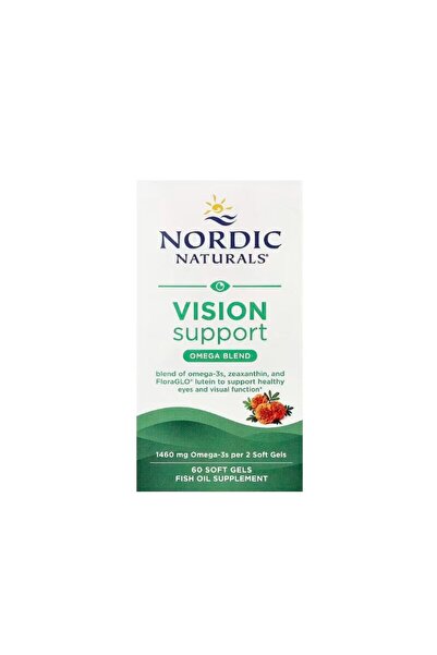 Nordic Naturals Omega Vision with Zeaxanthin&FloraGO Lutein 1460mg 60 Soft Ge...