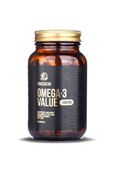 Grassberg Omega-3 Value 1000mg, 60 capsule moi