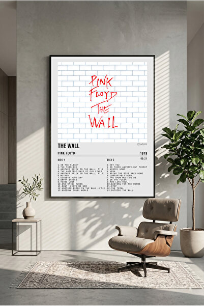 postercraft Poster din lemn cu designul albumului Pink Floyd The Wall (fără r...