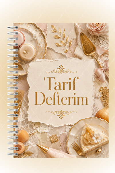 Mimu Art Studio Tarif Defteri Spiralli A5 48 Sayfa Yemek Tarifi Not Defteri 11