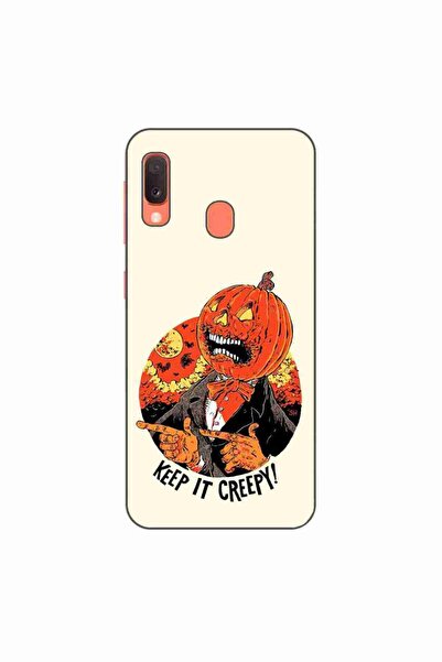 OEM Case compatible with Samsung Galaxy A20e Silicone Gel Tpu Pattern Hallowe...