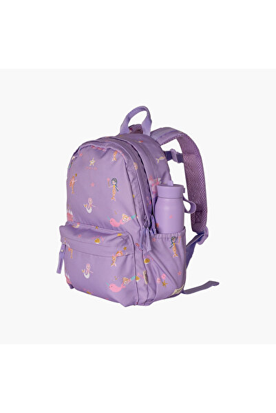 Citron Backpack-Mermaid-2 Cmprt- (Rpet) Purple - 24X33X12.5