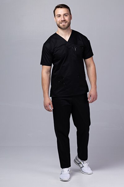 tag Costum medical premium MEN COTTON STRETCH pentru barbati, Bumbac flexibil...