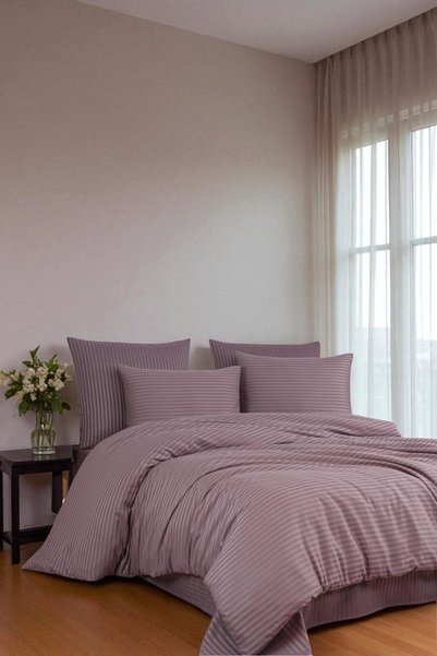 SELORA MAISON Mana Cotton Satin Duvet Cover Set Double 200X220 cm |   Stylish...