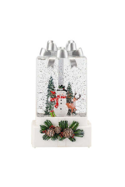 Vivendo Lampa decorativa Craciun cu lumina si muzica Mos Craciun sau Om de za...