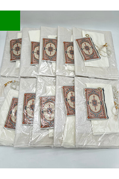 LenaToptan 10 قطع هدايا (هدية الزفاف-المولد-المحج-العمرة) من الجيلاتين، سجادة...