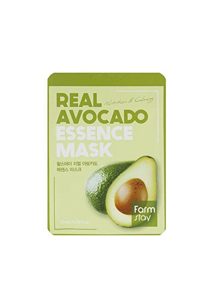 Farmstay Masca Faciala cu Esenta de Avocado - Real Avocado Essence Mask, 23 ml