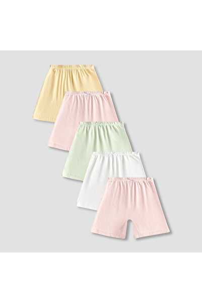 Juniors Pack of 5 Cotton Boxers with Elasticated Waistband
