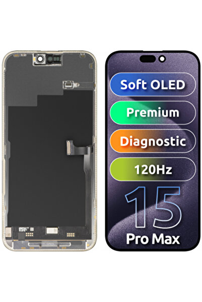Mpelleconcept Display cu touchscreen MP compatibil cu Apple iPhone 15 Pro Max...