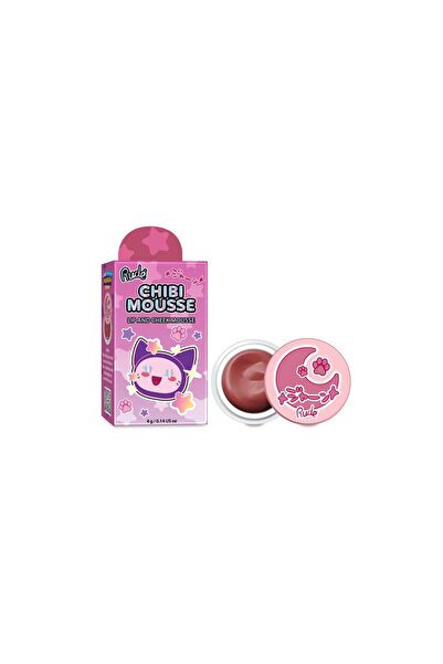 RUDE cosmetics 2 in 1 Blush & lip balm mousse type Chibi Mousse, shade Tada!,...