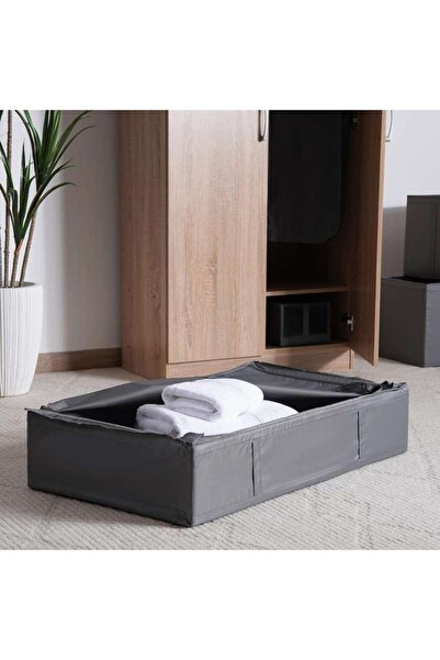 PAN HOME Ease Foldable Storage Box With Zipper 93x55x19cm - Grey