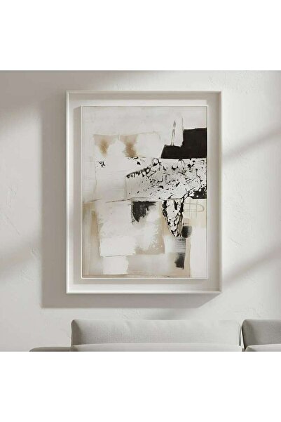 PAN HOME Auren Abstract Hand Painted Wall Art 110x140cm - Multi