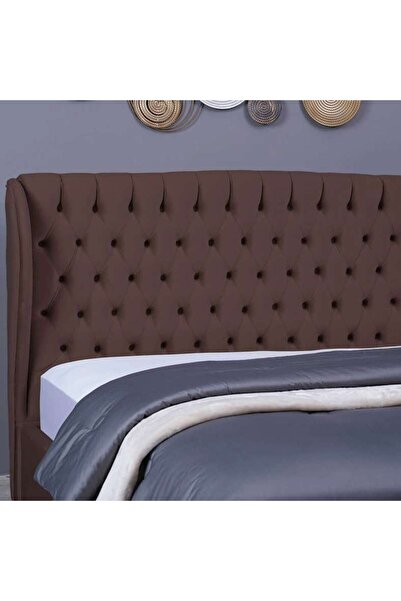 PAN HOME PLUTO HEADBOARD VELVET BROWN L-180 : H-125 CM