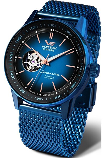 Vostok Europe ceas bărbătesc NH38A-560D681B — albastru marin clasic