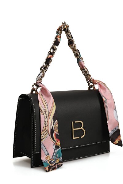 Lucky Bees Geantă crossbody din piele cu accesoriu eșarfă, Crem