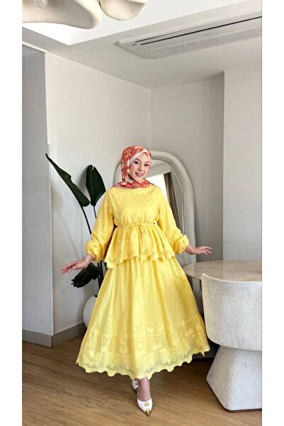 NİLNUR MODA طقم أزرا فيستو للموسم الجديد مبطن