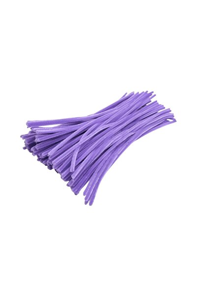 AFO Top Bottom Set of 100 pieces Plush Wire 30cm Lilac