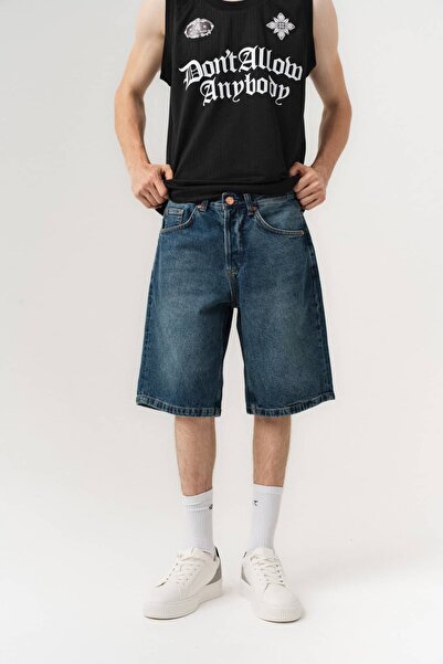 go gang own Indigo Wash Washable Jean Shorts