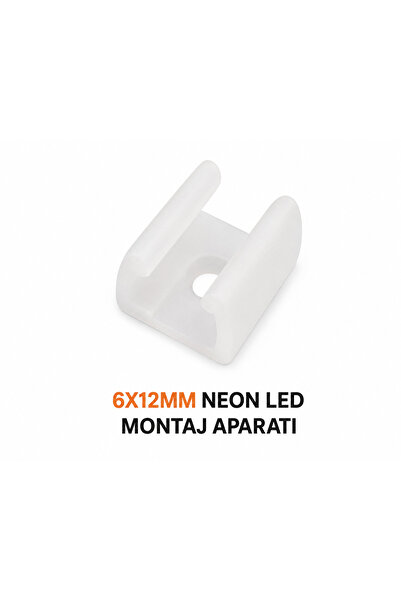 KaraköyOnline 6X12MM Neon Led Sabitleme Montaj Aparatı Neon Şerit Led Montaj ...