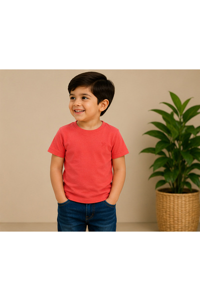 ETEN Boys Basic R/N T-Shirt S/S, 24M