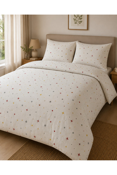 pınarhome collectıon 100% Cotton 59 Threads Reinforced Single Bedding Cover (...