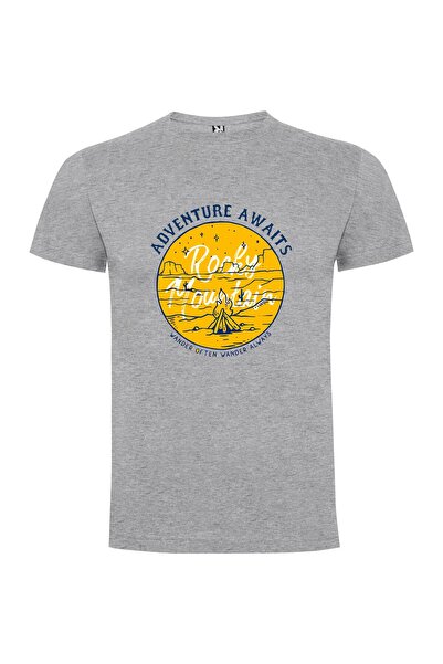 iLovePrints Yellow Mountain Adventures Tshirt