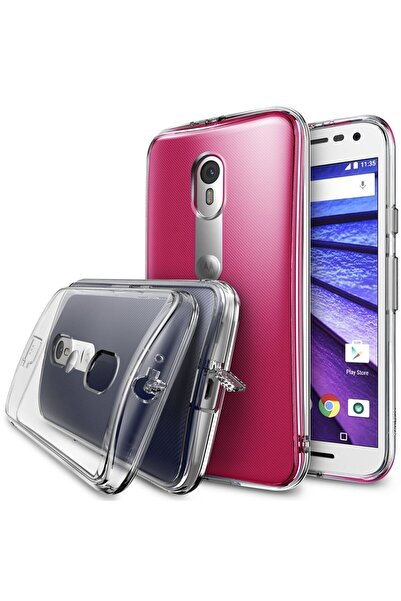 Ringke (Fusion) Διάφανη Θήκη Motorola Moto G 3rd Gen PC με TPU Bumper + Scree...