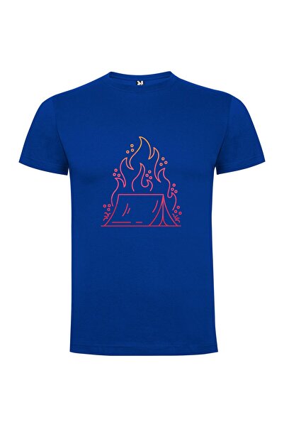 iLovePrints Blazing Campfire Art Tshirt