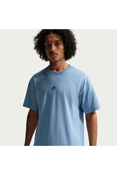 Nike Men's Blue Sportswear Premium Essentials Heavyweight T-Shirt |   Ih1121-486