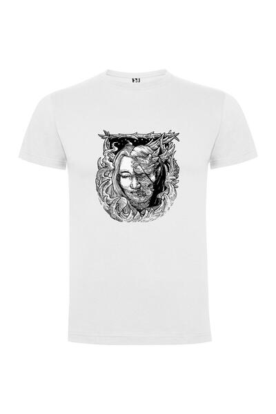 iLovePrints Nightmare Woman Portrait Tshirt