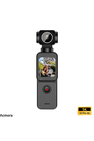 Acmora Camera Video Sport XO3 5K Ultra HD, WiFi, Ecran Touch 1.69", Lentila R...