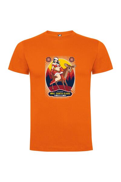 iLovePrints Feminine Reindeer Rider Tshirt
