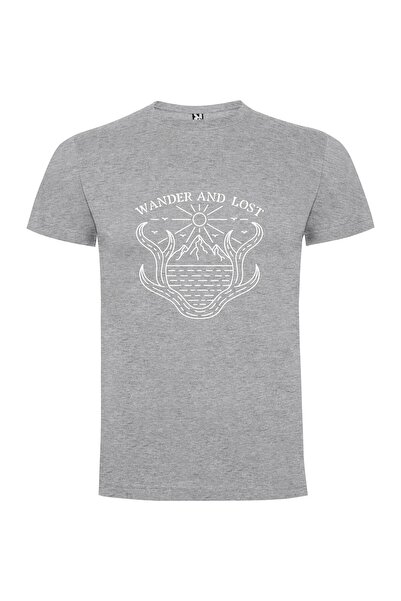 iLovePrints Wandering Monochrome Emblem Tshirt
