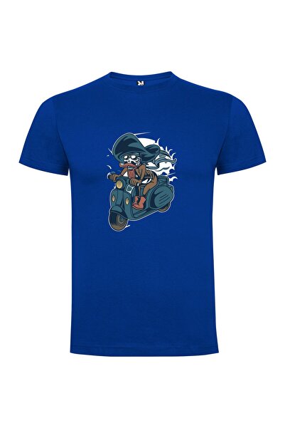 iLovePrints Skeleton Biker Pirates Tshirt