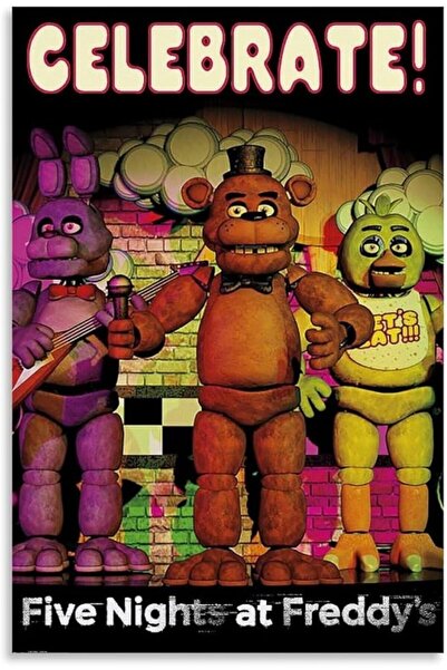 ESSESORIES Five Nights at Freddy's Style Aesthetic Poster Wall Art Room Decor...