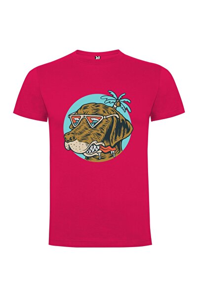 iLovePrints Stylish Canine with Dragonfly Tshirt