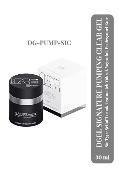 Gelista DGel Pumping Clear Gel SIC Type Şeffaf Tırnak Uzatma Jeli