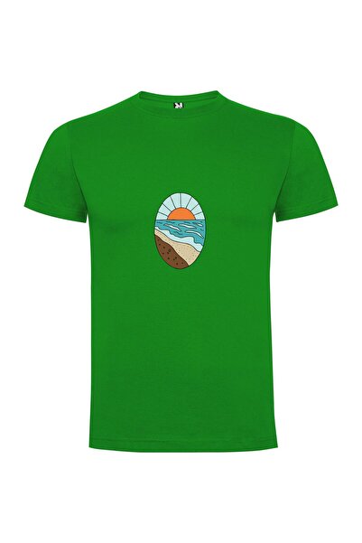 iLovePrints Sunset Beach Serenity Tshirt