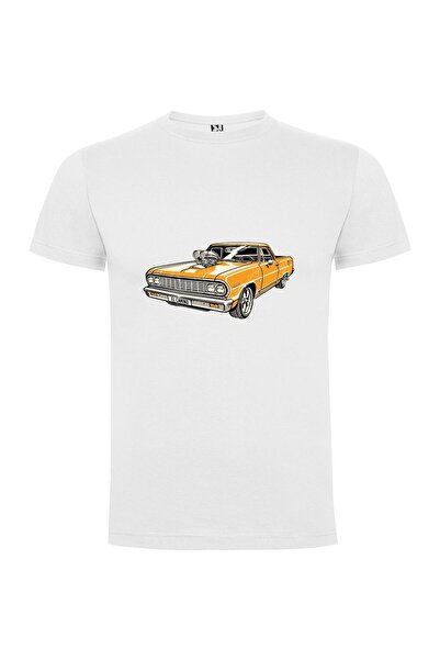 iLovePrints Orange Retro Lowrider Tshirt