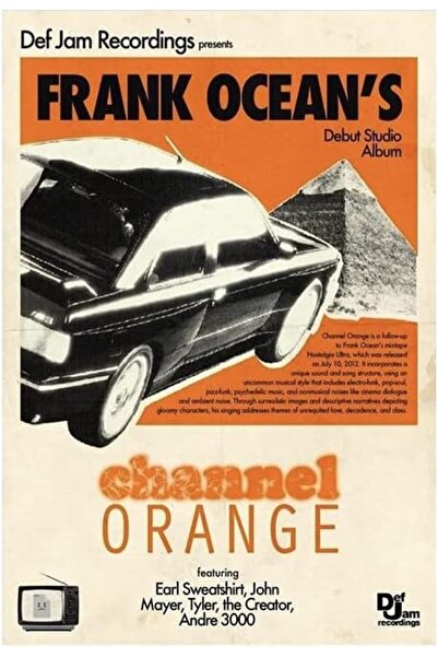 ESSESORIES Frank Ocean Channel Orange Music Album Poster Wall Art Room Decor ...