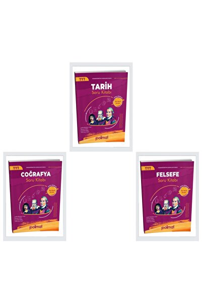 Polimat Yayınları Tyt Tarih Tyt Coğrafya Tyt Felsefe Soru Bankası Seti 3 Kitap